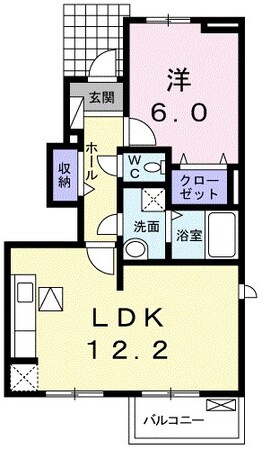 ラブリー・Ｋ　Ⅰの物件間取画像